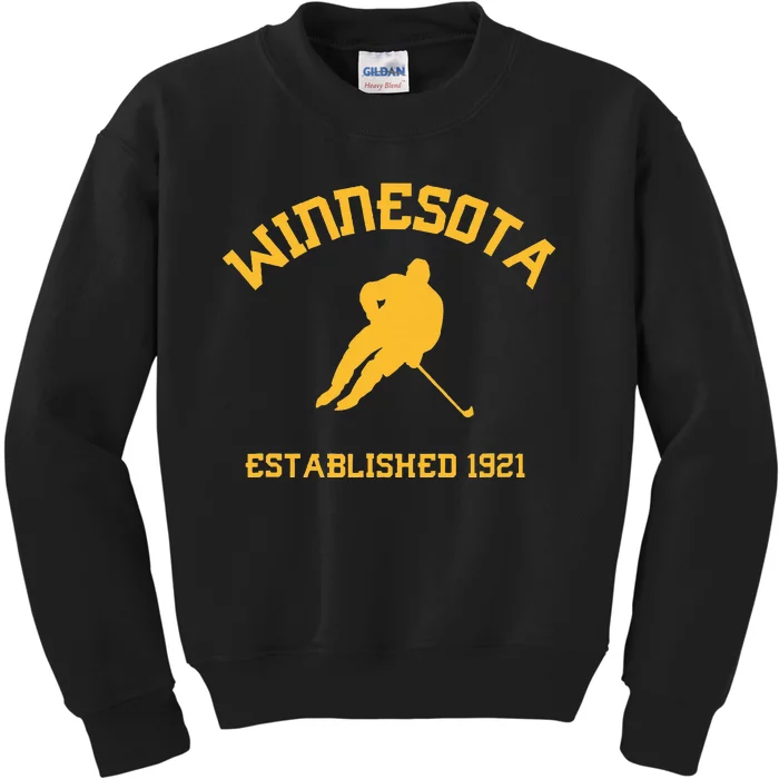 Winnesota College Hockey Fan Kids Sweatshirt