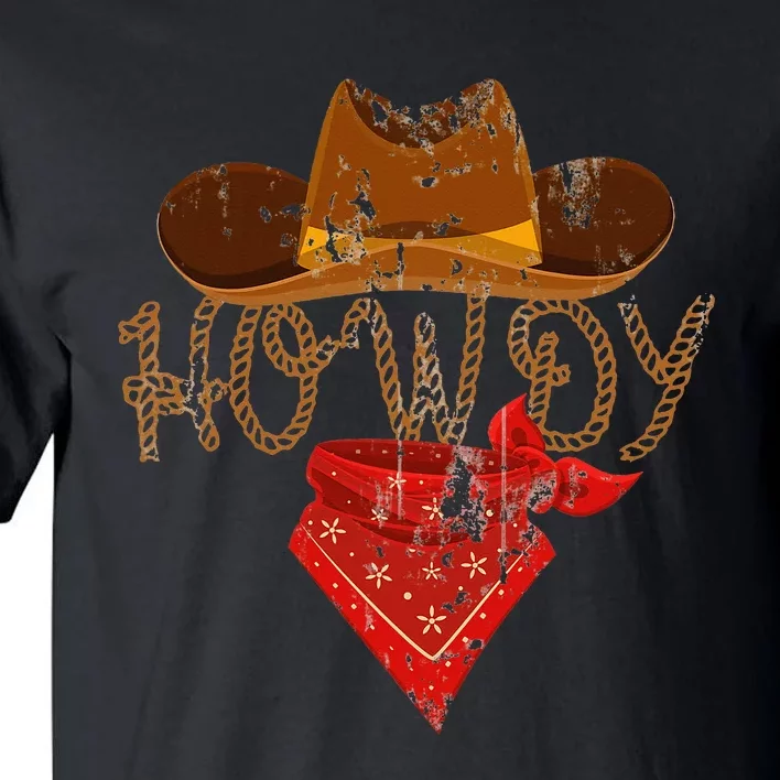 Western Cowboy Howdy Tall T-Shirt