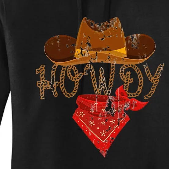 Western Cowboy Howdy Women's Pullover Hoodie