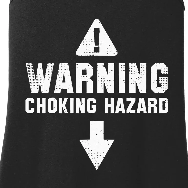 Warning Choking Hazard Costume Funny Easy Halloween Gift Ladies Essential Tank