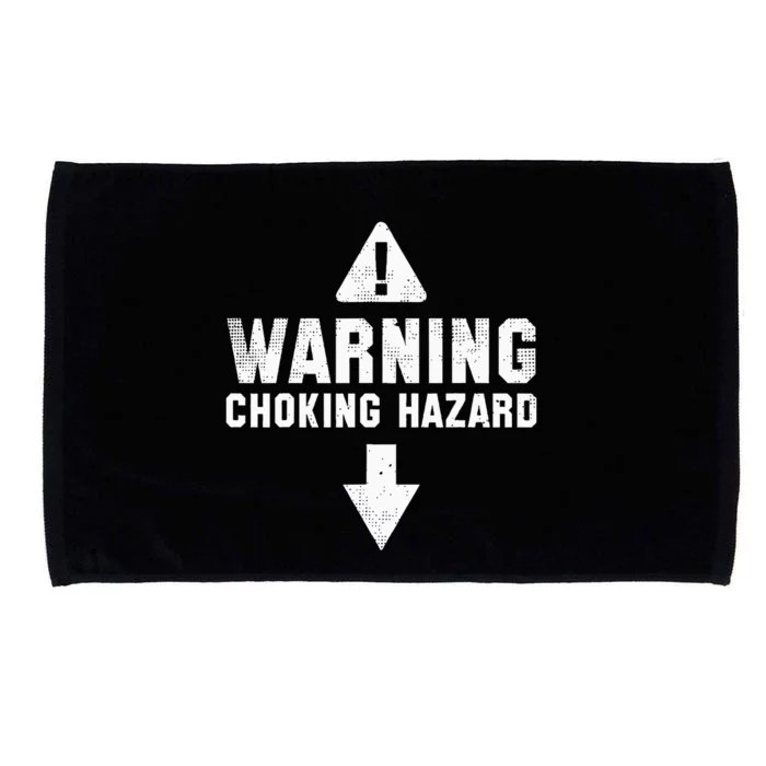 Warning Choking Hazard Costume Funny Easy Halloween Gift Microfiber Hand Towel