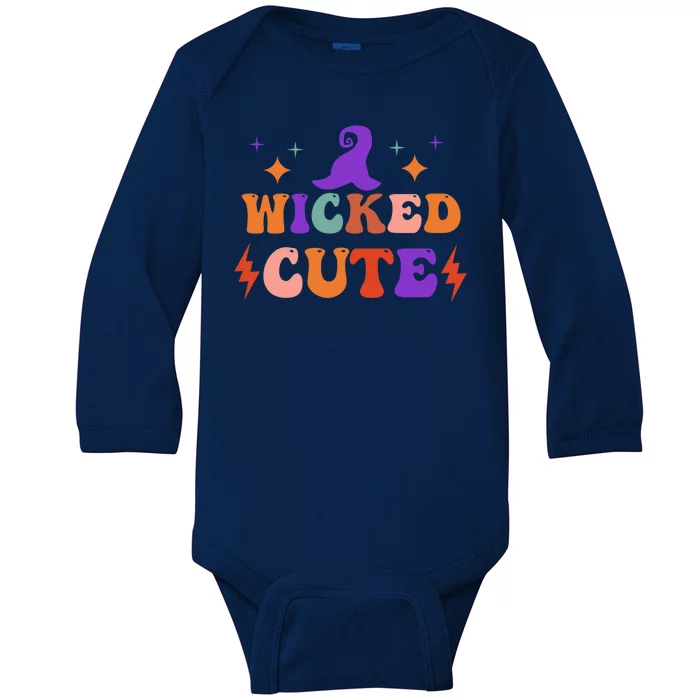 Wicked Cute Halloween Witch Baby Long Sleeve Bodysuit