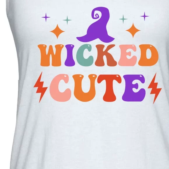 Wicked Cute Halloween Witch Ladies Essential Flowy Tank