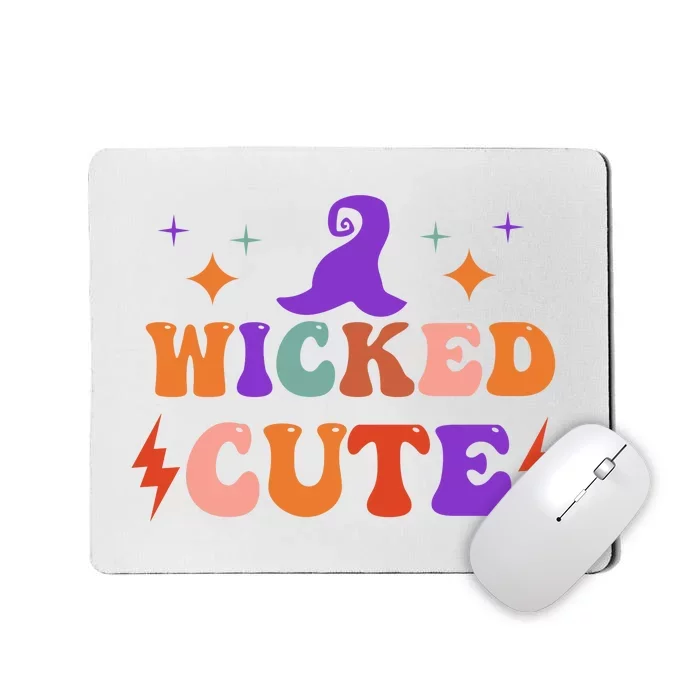 Wicked Cute Halloween Witch Mousepad