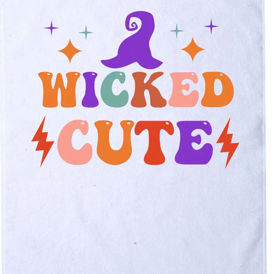 Wicked Cute Halloween Witch Platinum Collection Golf Towel