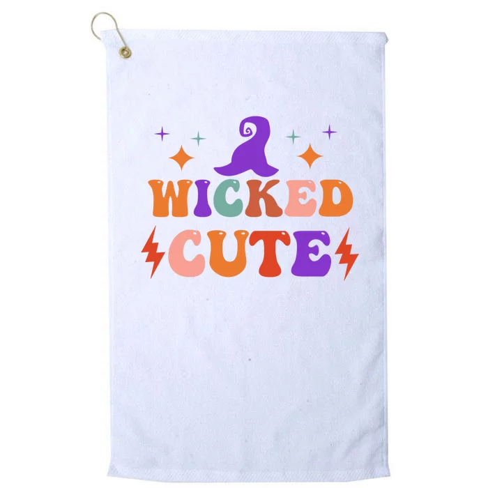 Wicked Cute Halloween Witch Platinum Collection Golf Towel