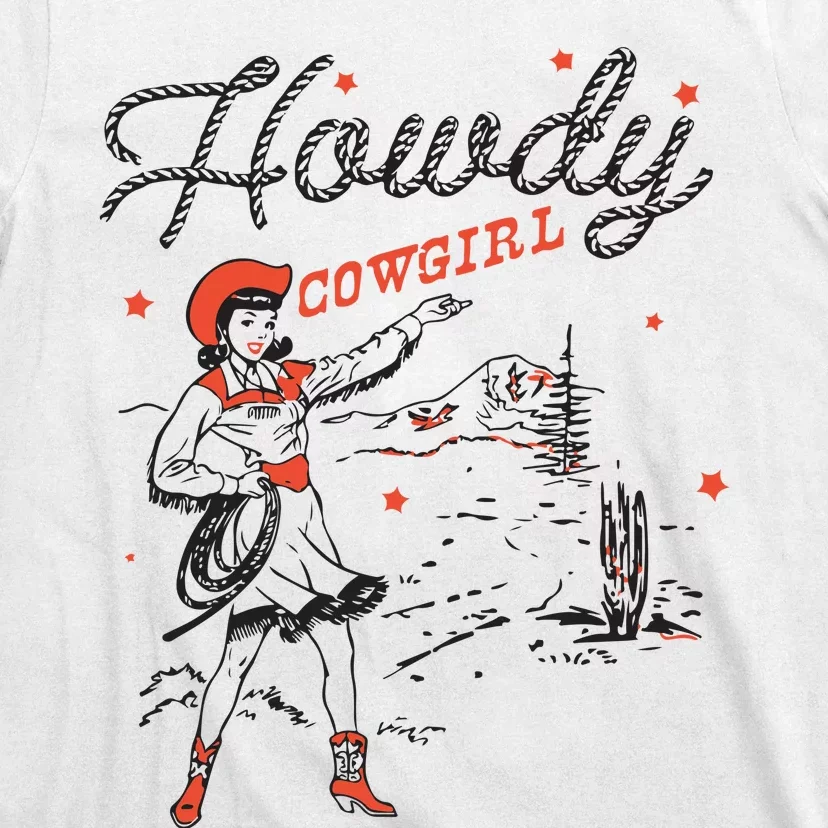 Western Cowgirl Howdy Western Nashville T-Shirt