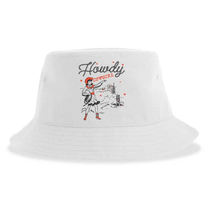 Western Cowgirl Howdy Western Nashville Sustainable Bucket Hat