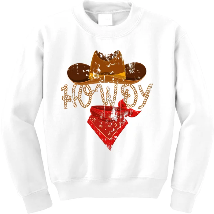 Western Cowboy Howdy Kids Sweatshirt