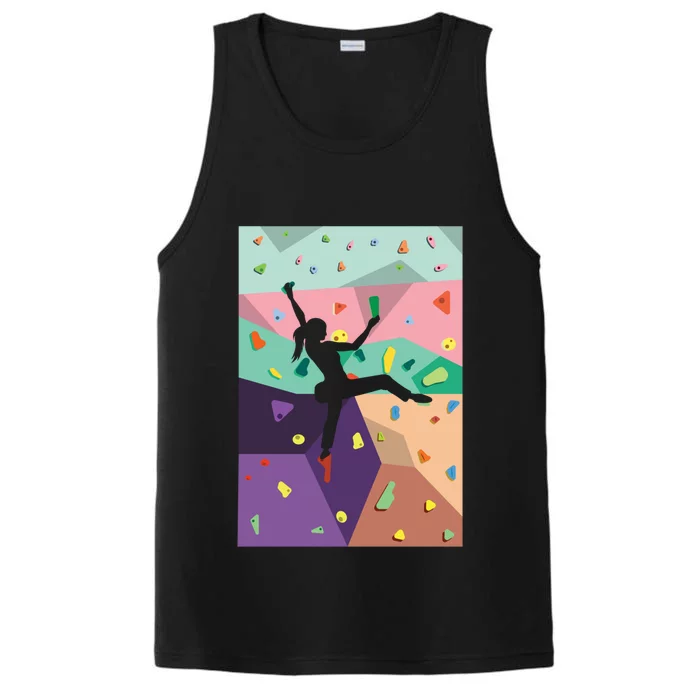 Wall Climbing Indoor Rock Climbers Action Sports Alpinism Gift Performance Tank