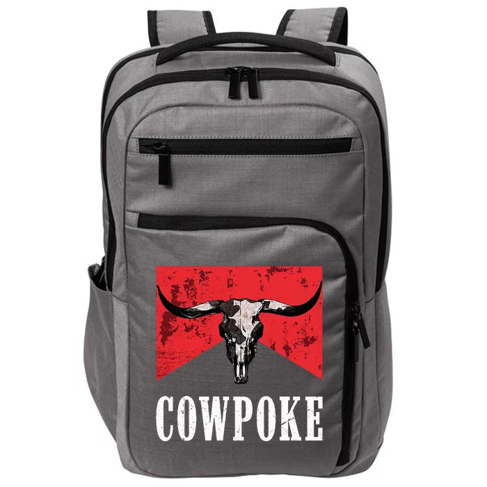 Western Cowpoke IM Just A Cowpoke In The Big Rodeo Retro Impact Tech Backpack