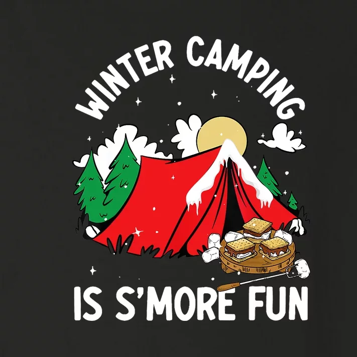 Winter Camping Is SMore Fun Smore Lover Campfire Vibes Camp Toddler Long Sleeve Shirt