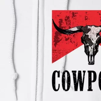 Western Cowpoke IM Just A Cowpoke In The Big Rodeo Full Zip Hoodie