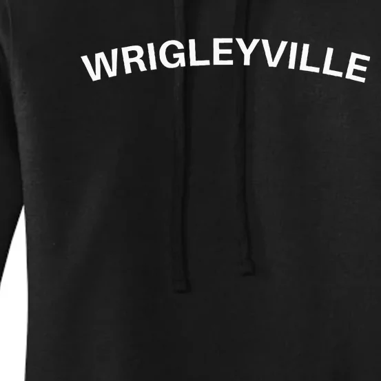 Wrigleyville Chicago Il Fans Women's Pullover Hoodie