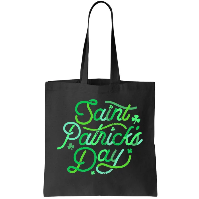 Women Cool Irish Culture Shamrock Saint Patrick's Day Tote Bag