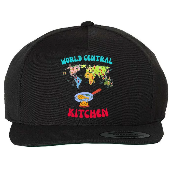 World Central Kitchen Wool Snapback Cap