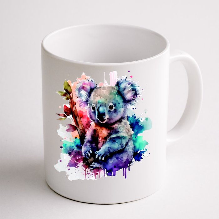 Water Color Koala Front & Back Coffee Mug