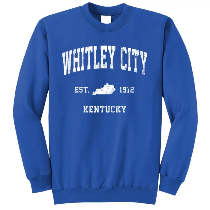 Whitley City Kentucky Ky Vintage Established Athletic Sports Design Sweatshirt