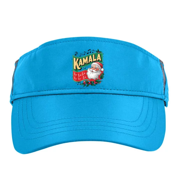 Women Christmas Kamala Harris Funny Comma La Xmas 2024 Gift Adult Drive Performance Visor