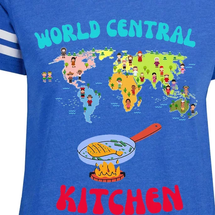 World Central Kitchen Classic Enza Ladies Jersey Football T-Shirt