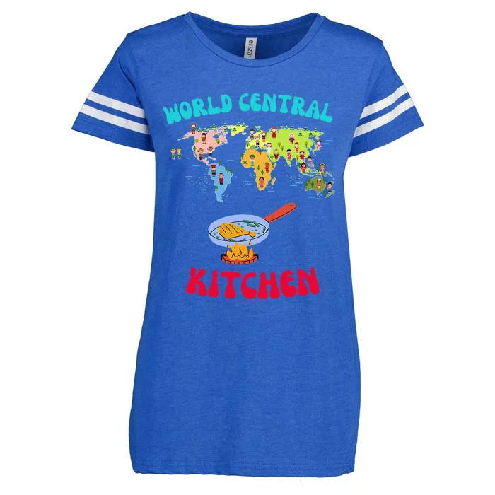 World Central Kitchen Classic Enza Ladies Jersey Football T-Shirt