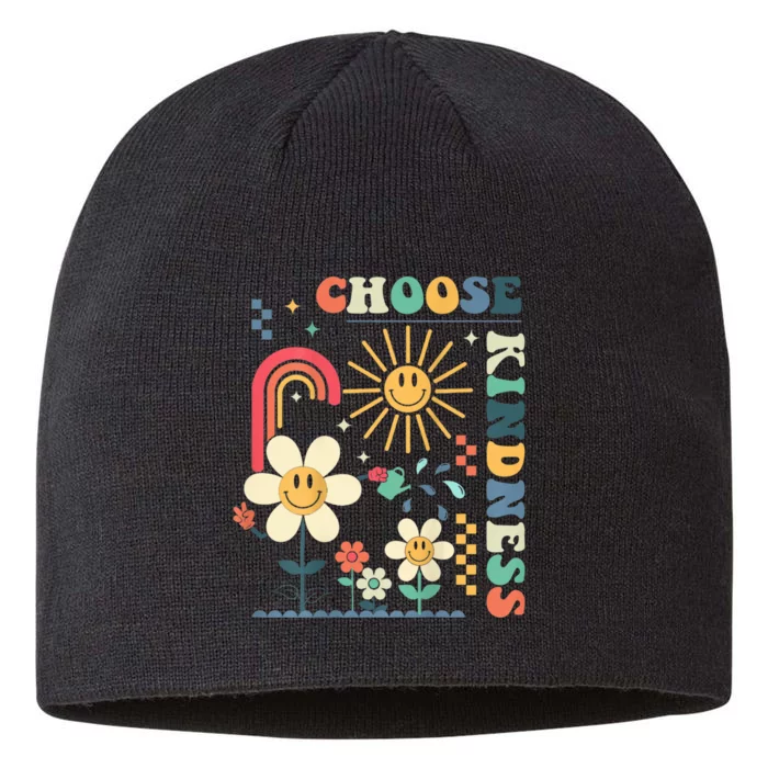 Women Choose Kindness Be Kind Inspirational 8 1/2in Sustainable Knit Beanie