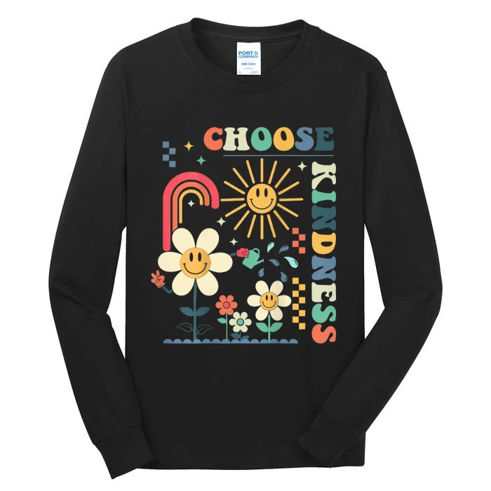 Women Choose Kindness Be Kind Inspirational Tall Long Sleeve T-Shirt