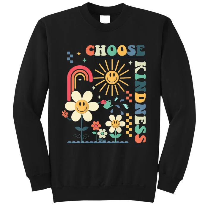 Women Choose Kindness Be Kind Inspirational Tall Sweatshirt