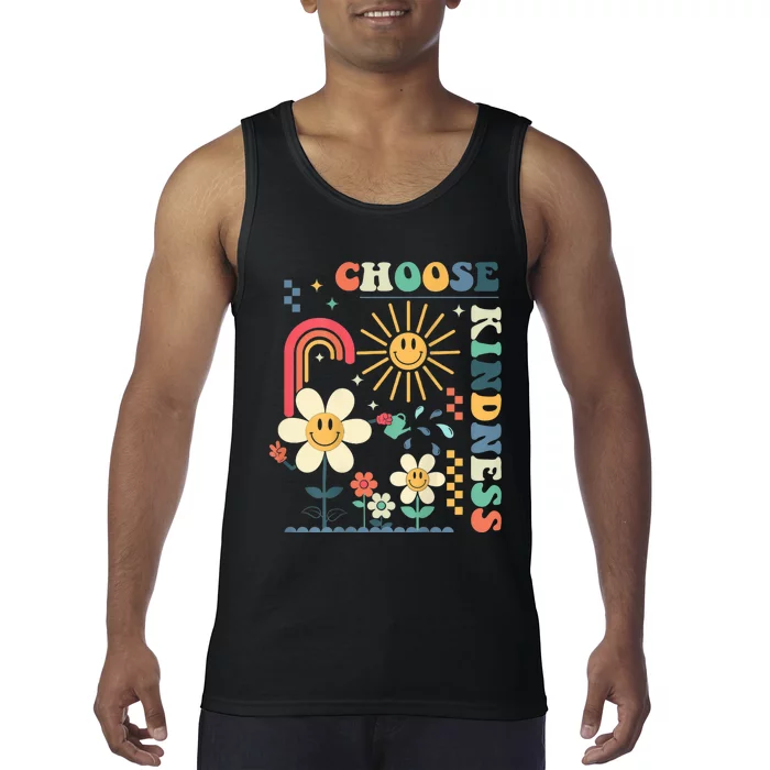 Women Choose Kindness Be Kind Inspirational Tank Top