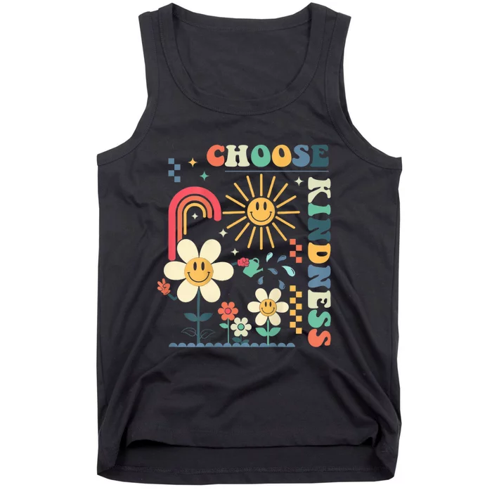 Women Choose Kindness Be Kind Inspirational Tank Top