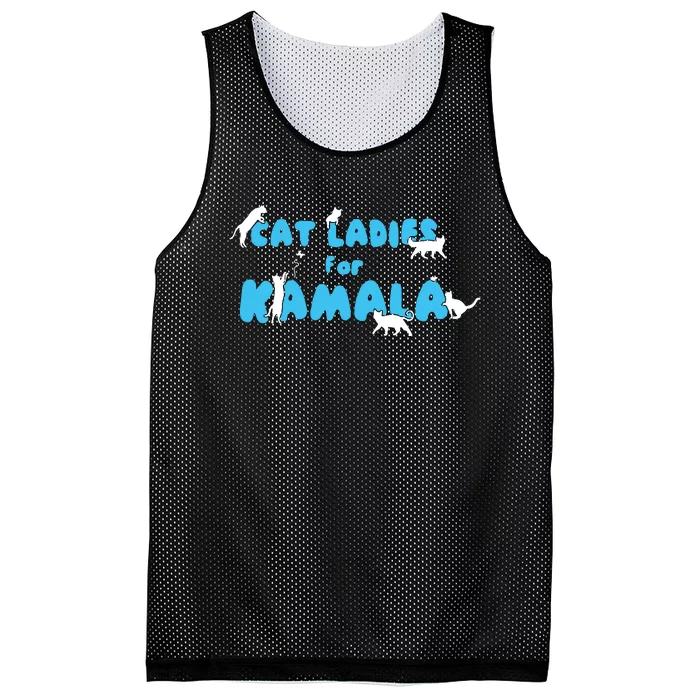 Women Cat Ladies For Kamala Mesh Reversible Basketball Jersey Tank