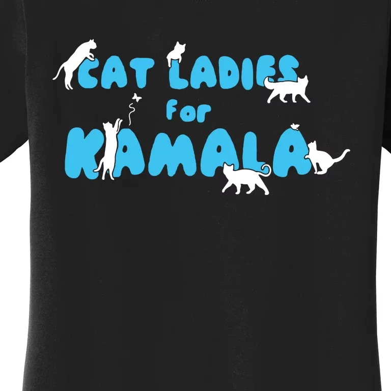 Women Cat Ladies For Kamala Women's T-Shirt