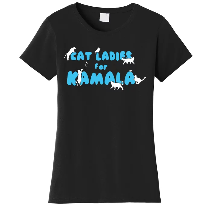 Women Cat Ladies For Kamala Women's T-Shirt