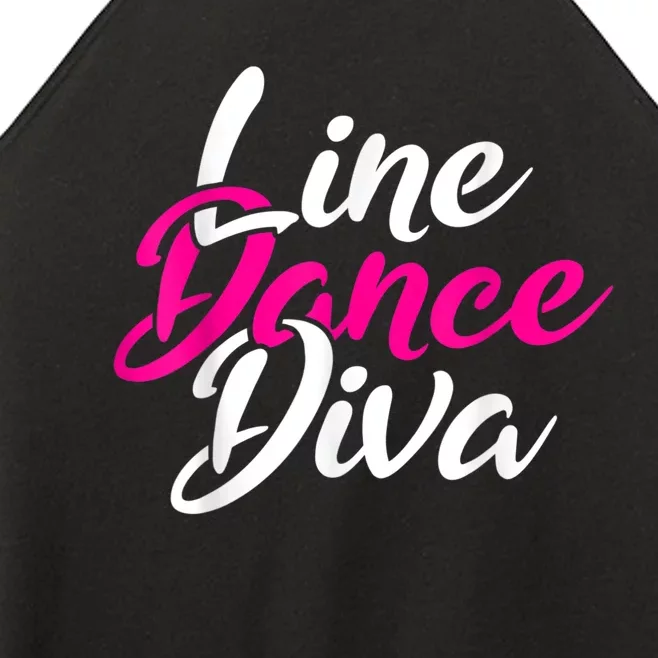 Western Country Line Dancing Diva Women Line Dance Women’s Perfect Tri Rocker Tank