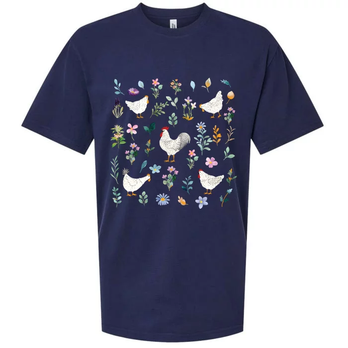 Wildflower Chicken Ladies Sueded Cloud Jersey T-Shirt