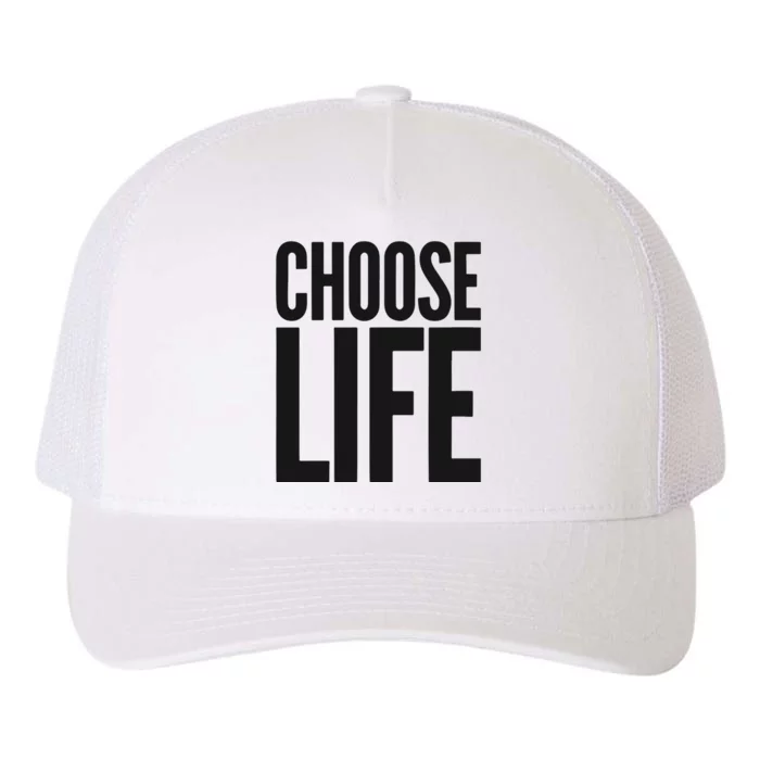 Wham Choose Life Yupoong Adult 5-Panel Trucker Hat