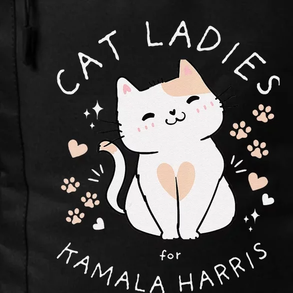 Women Cat Ladies For Kamala Harris Gift Daily Commute Backpack