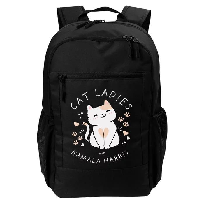 Women Cat Ladies For Kamala Harris Gift Daily Commute Backpack