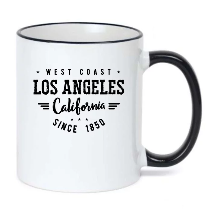 West Coast Los Angeles California Since 1850 Black Color Changing Mug