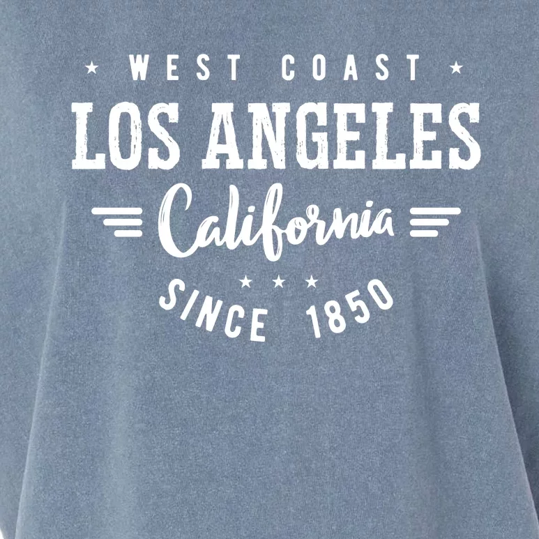 West Coast Los Angeles California Since 1850 Garment-Dyed Women's Muscle Tee