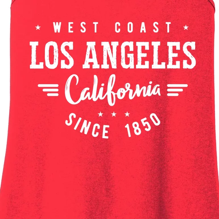 West Coast Los Angeles California Since 1850 Ladies Essential Tank