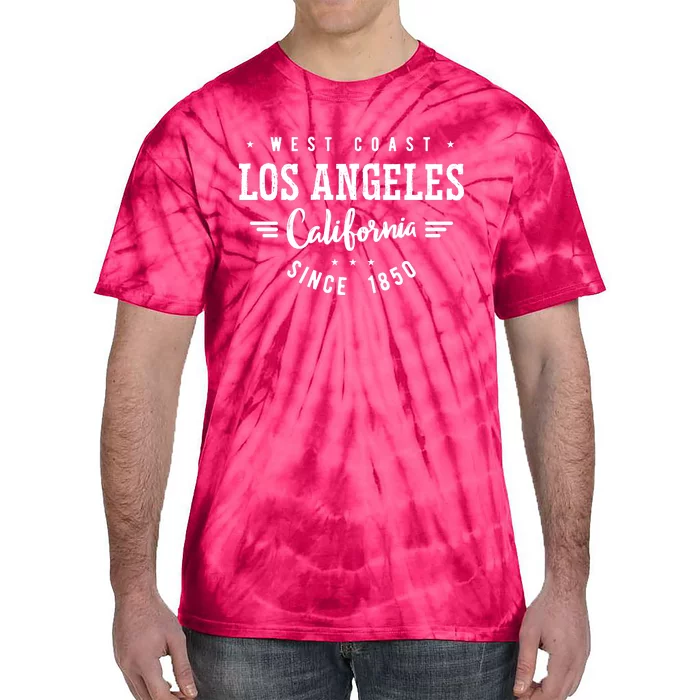 West Coast Los Angeles California Since 1850 Tie-Dye T-Shirt