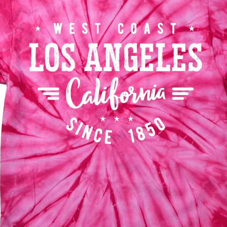 West Coast Los Angeles California Since 1850 Tie-Dye T-Shirt