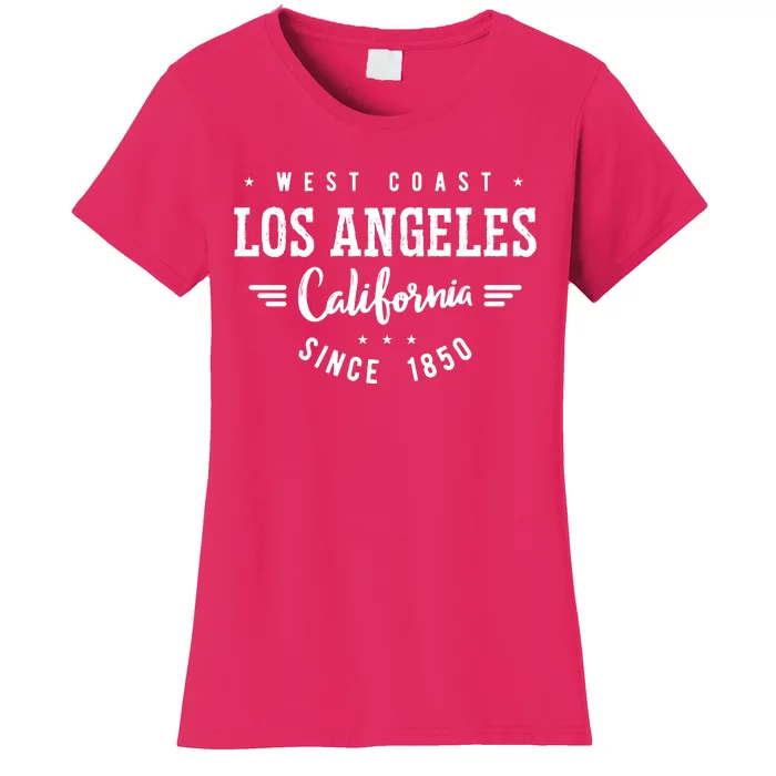 West Coast Los Angeles California Since 1850 Women's T-Shirt