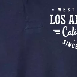 West Coast Los Angeles California Since 1850 Softstyle Adult Sport Polo