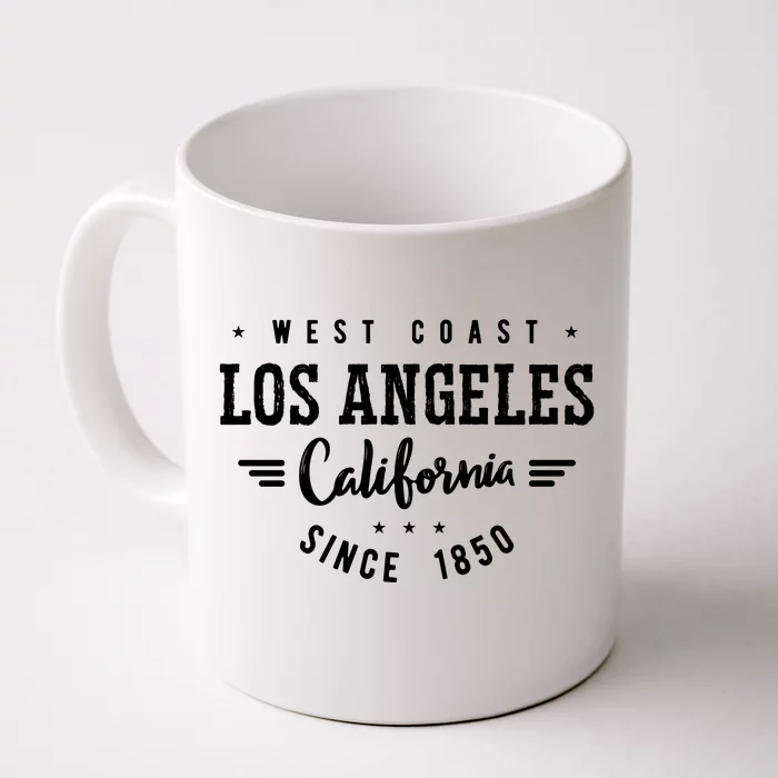 West Coast Los Angeles California Since 1850 Front & Back Coffee Mug