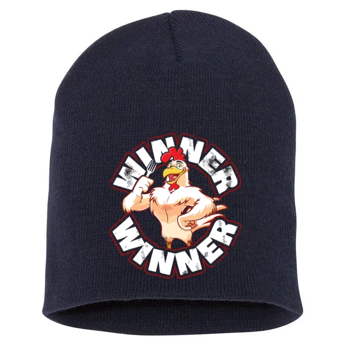 Winner Chicken Lucky Casino Gambling Blackjack Alcohol Short Acrylic Beanie