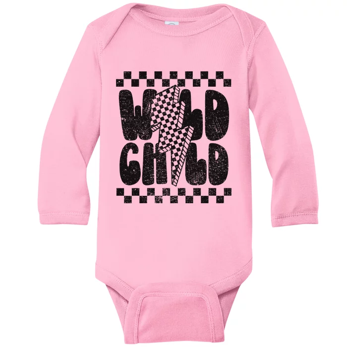 Wild Child Lightning Bolt Baby Long Sleeve Bodysuit