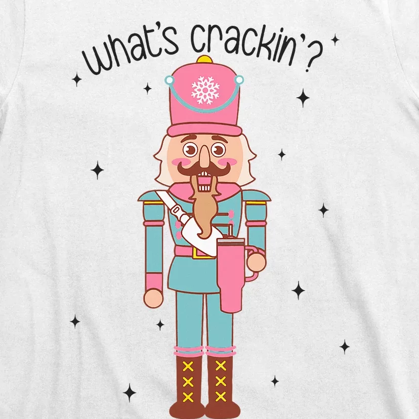 Whats Crackin Merry Christmas Nutcracker Xmas Bougie T-Shirt