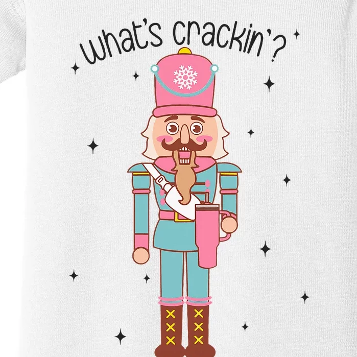 Whats Crackin Merry Christmas Nutcracker Xmas Bougie Baby Bodysuit